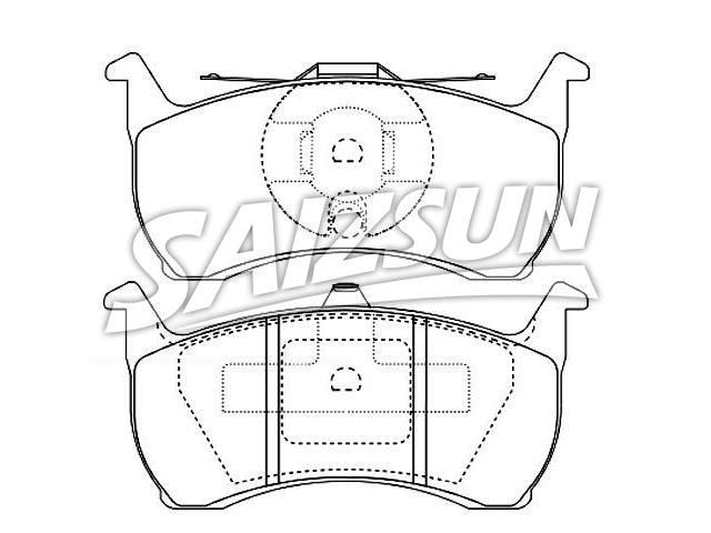 Brake Pad Set:GDB7520