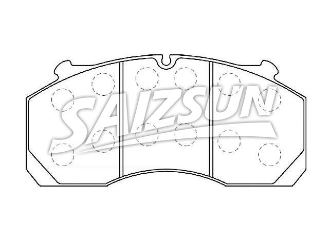 Brake Pad Set:254625