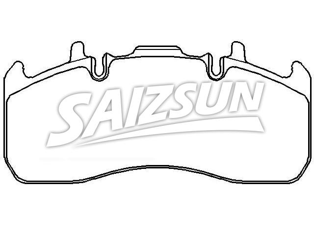 Brake Pad Set:2 056 871 2
