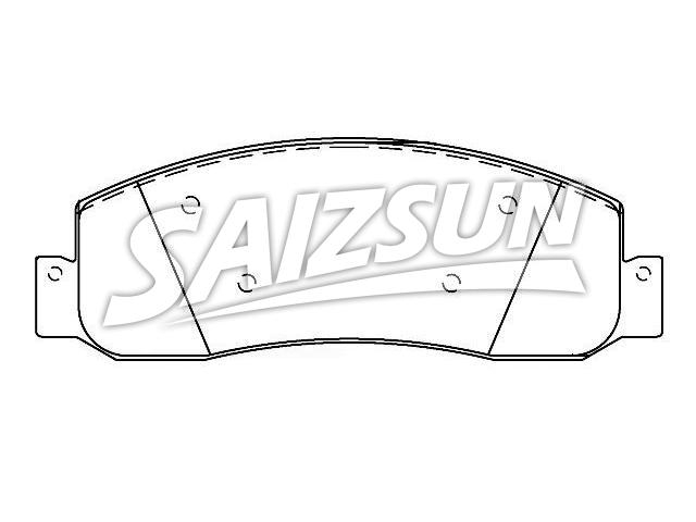Brake Pad Set:8C3Z-2001-A
