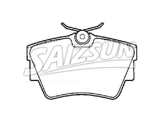 Brake Pad Set:77 01 054 772