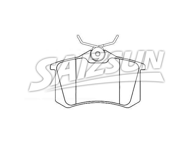 Brake Pad Set:4D0 698 451 D