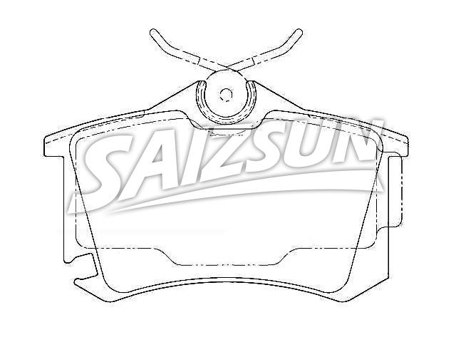 Brake Pad Set:1K0 698 451 C