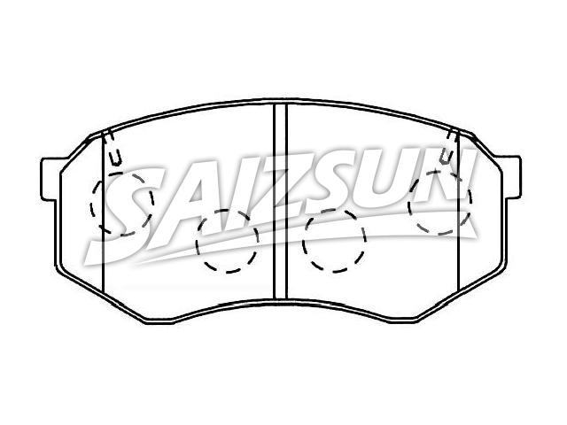 Brake Pad Set:04465-43020