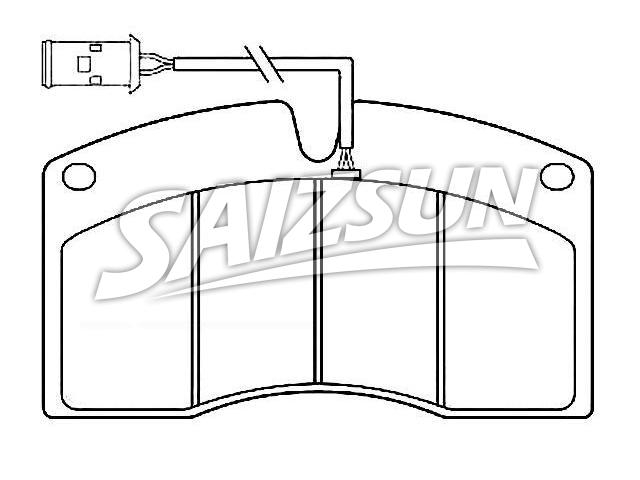 Brake Pad Set:FCV1161