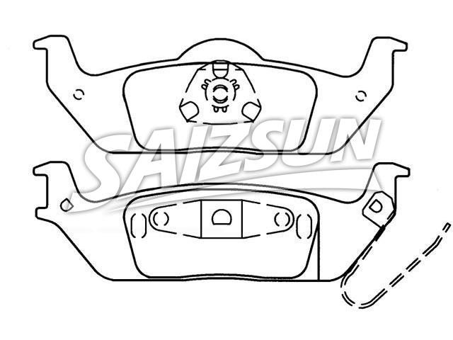 Brake Pad Set:AL3Z-2200-A