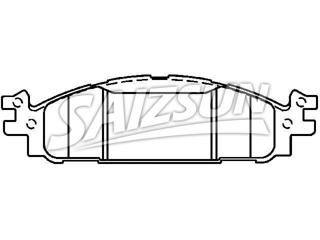 Brake Pad Set:BB5Z-2001-A
