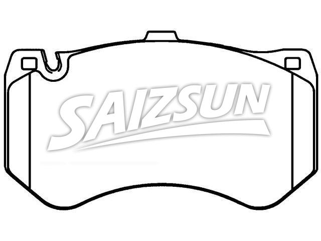 Brake Pad Set:000 420 68 00