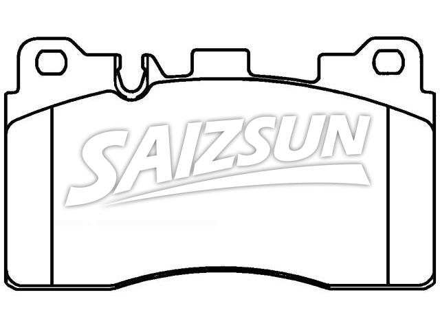 Brake Pad Set:006 420 08 20