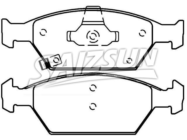Brake Pad Set:45022-TJ0-M01