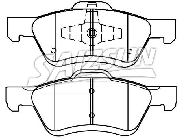 Brake Pad Set:AM6Z-2001-A