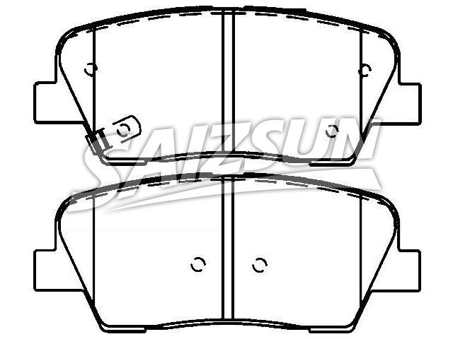 Brake Pad Set:58302-3NA00