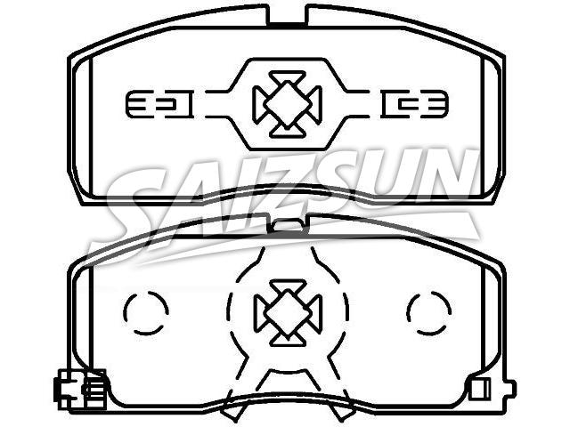 Brake Pad Set:3501100X02A00