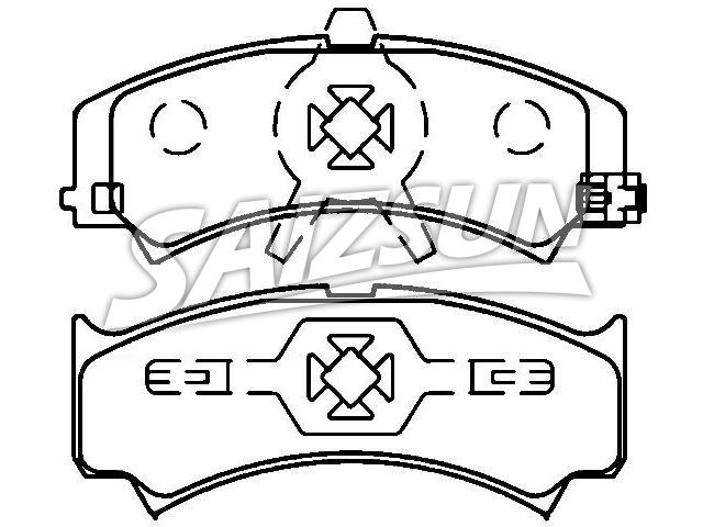 Brake Pad Set:3501100X01A00