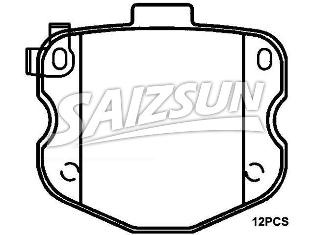 Brake Pad Set:19153019