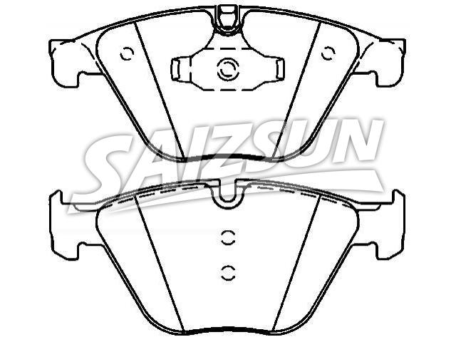 Brake Pad Set:34 11 6 775 314