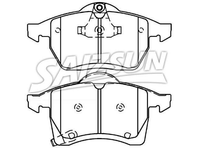 Brake Pad Set:19144408