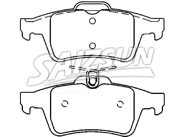 Brake Pad Set:C2Y3-26-48ZA