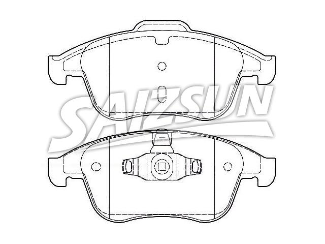Brake Pad Set:44 06 087 46R