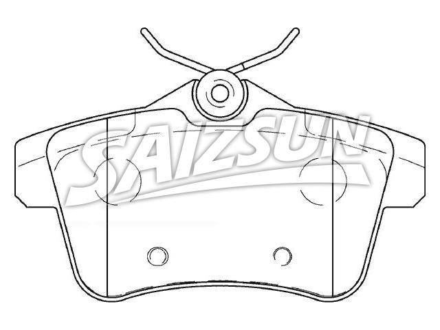 Brake Pad Set:4254.44