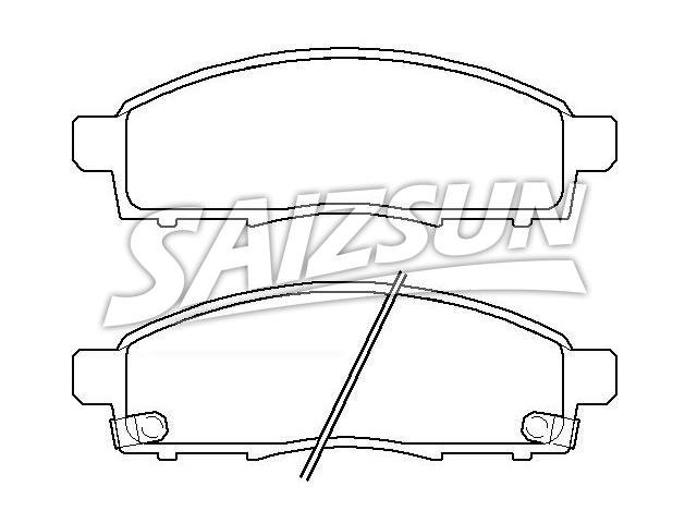 Brake Pad Set:D1060-JX50B