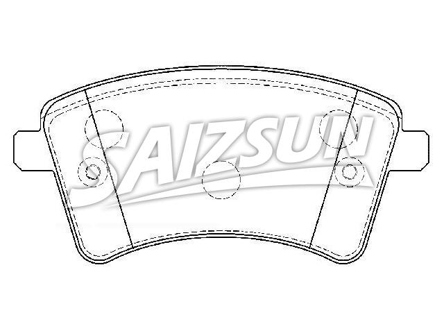 Brake Pad Set:77 01 209 864