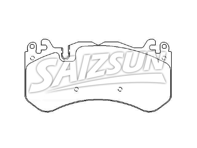 Brake Pad Set:4F0 698 151 H