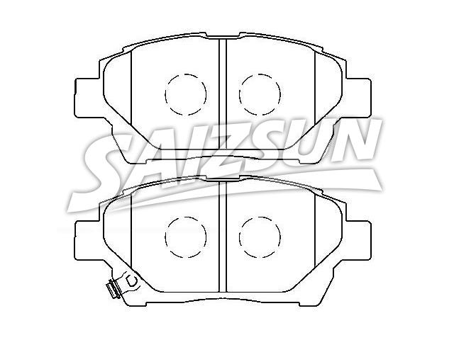 Brake Pad Set:04465-74020