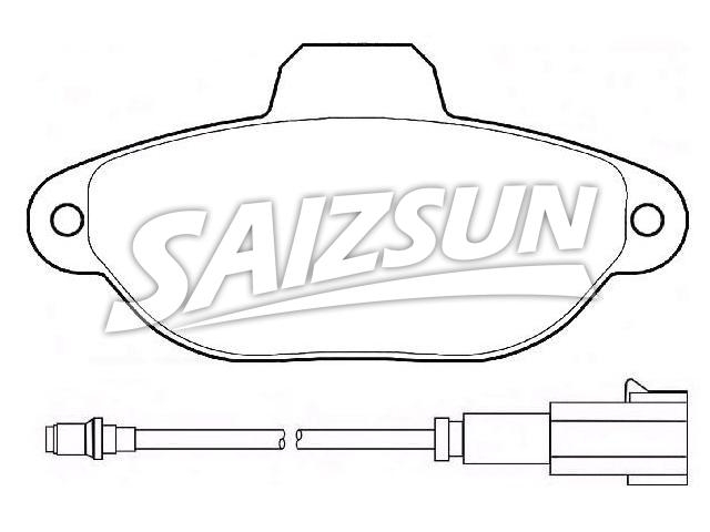 Brake Pad Set:77364635