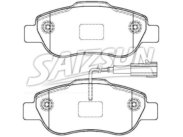 Brake Pad Set:9S51-2K021-AA