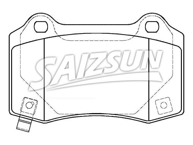 Brake Pad Set:68003610AA