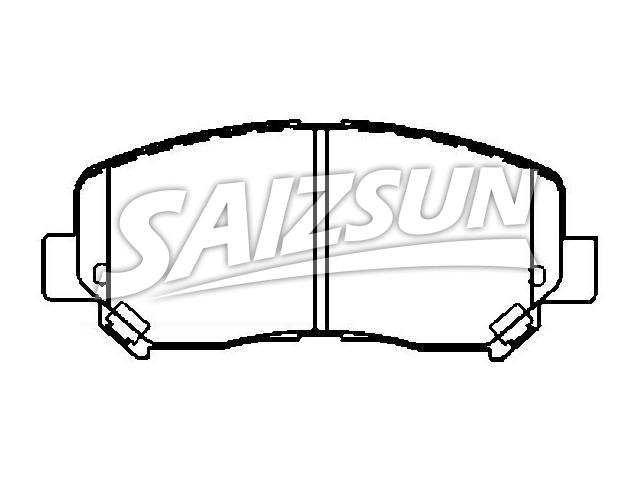 Brake Pad Set:6816 0695AA