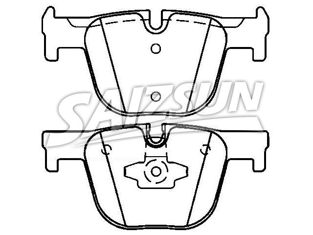 Brake Pad Set:34 21 6 850 570