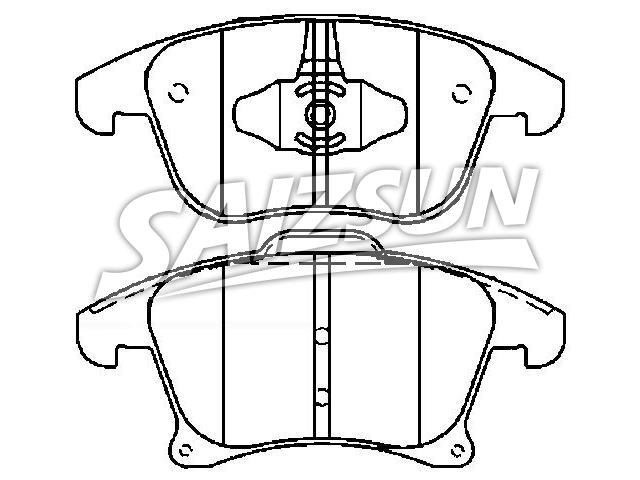 Brake Pad Set:DG9C-2001-BB