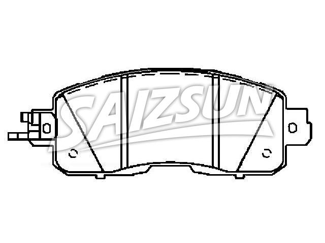 Brake Pad Set:D1060-3TS0A