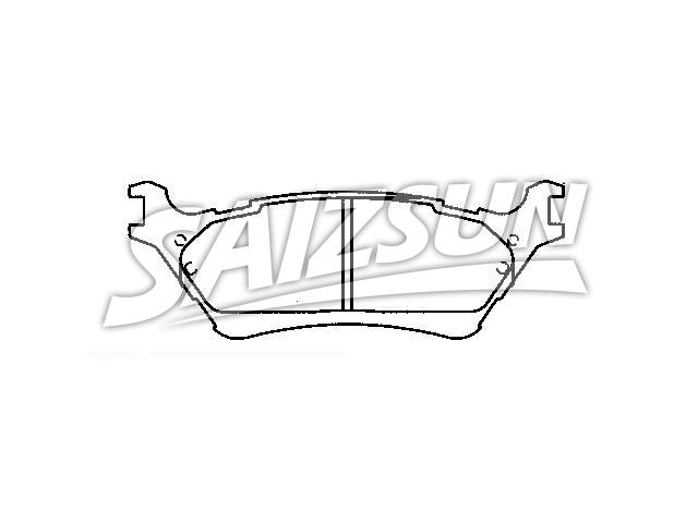 Brake Pad Set:CL3Z-2200-A