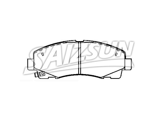 Brake Pad Set:45022-SJP-A00