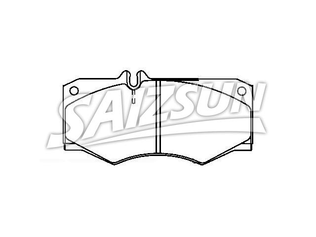 Brake Pad Set:005 420 98 20
