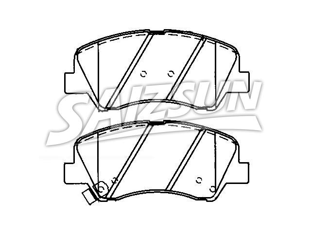 Brake Pad Set:58101-1WA00