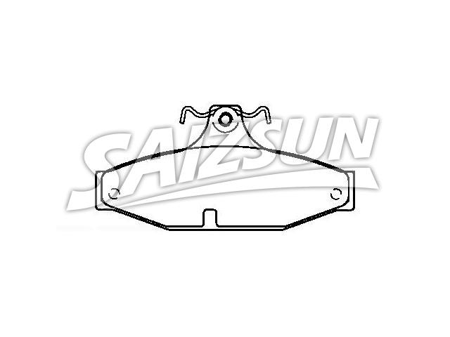 Brake Pad Set:BR2Z-2200-BA