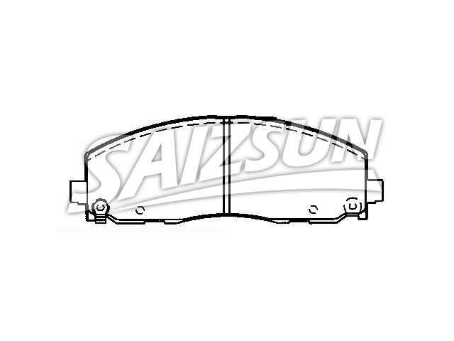 Brake Pad Set:7B0 698 151 G