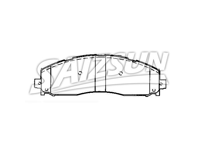 Brake Pad Set:DC3Z-2200-B