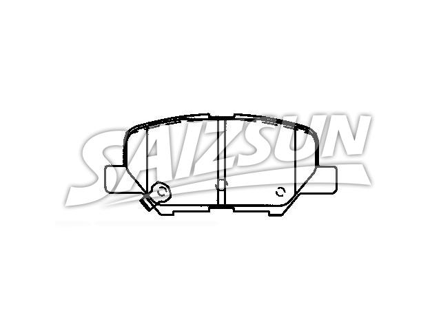 Brake Pad Set:4605B070