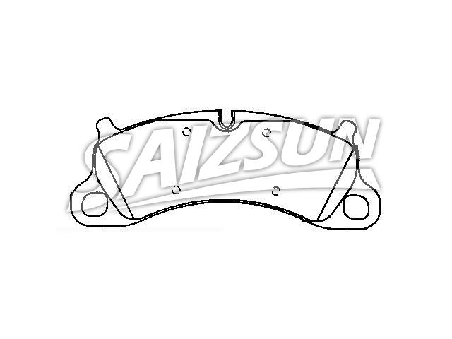 Brake Pad Set:991 351 949 02