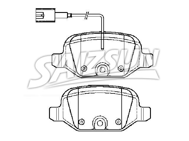 Brake Pad Set:77365754