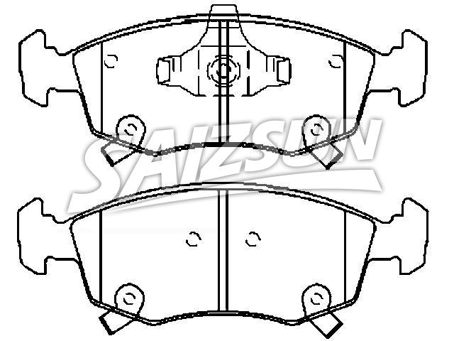 Brake Pad Set:68174157AA