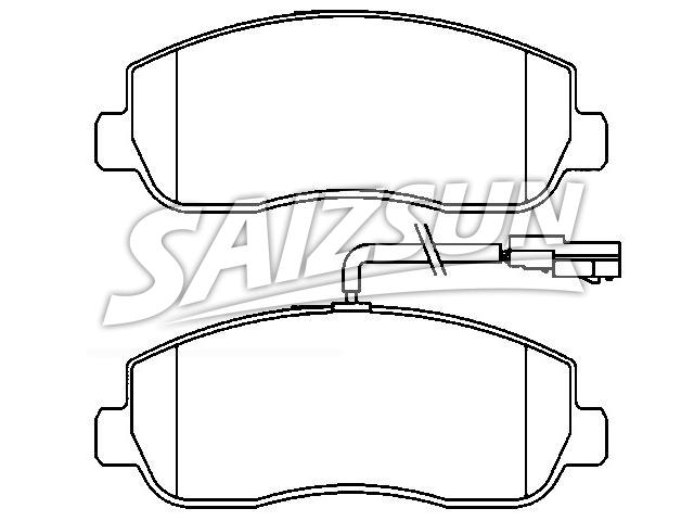 Brake Pad Set:93167551