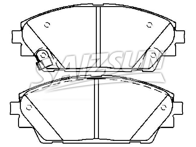 Brake Pad Set:B4Y0-33-28ZA