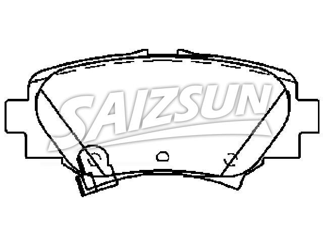 Brake Pad Set:B4Y0-26-48ZA