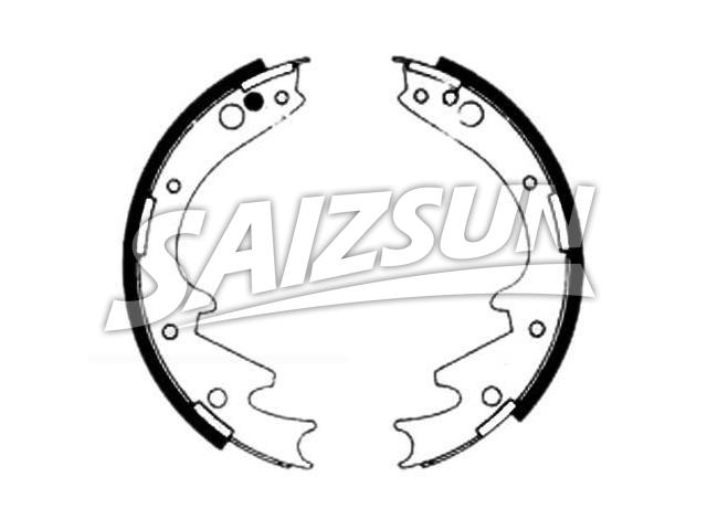 Brake Shoe Set:04496-20080